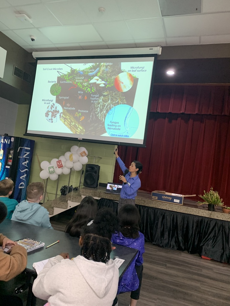 Ecologist Iris Avila leading our students through a soil study at Lakeshore Park