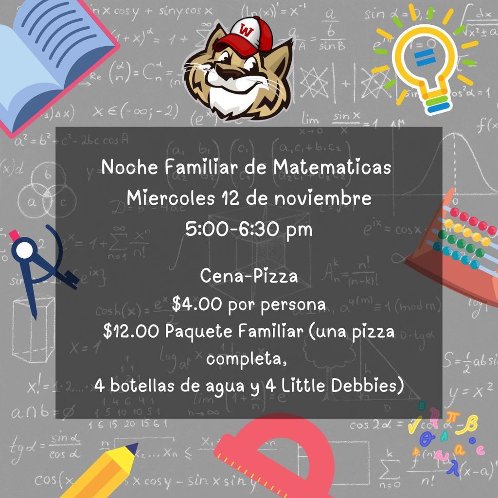 Math Night Flyer-Spanish