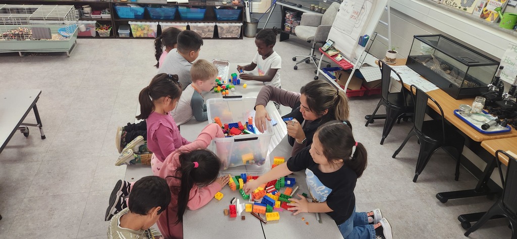Our Pre-K STEM Scouts have been enjoying some STEM discovery stations this week! 
