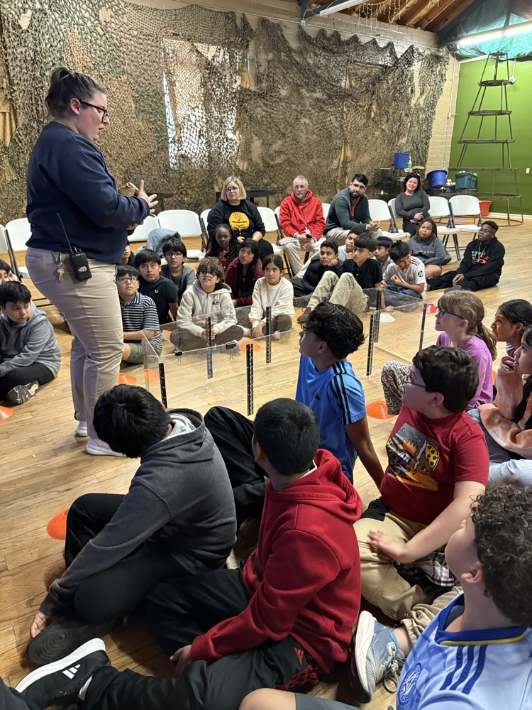 students on field trip