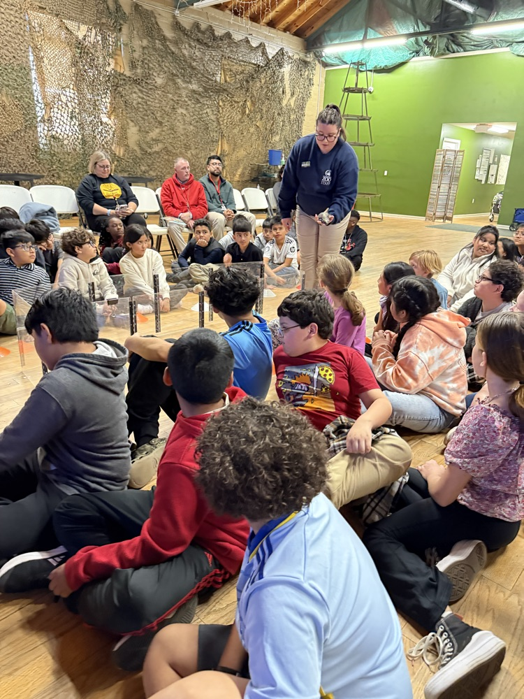 students on field trip