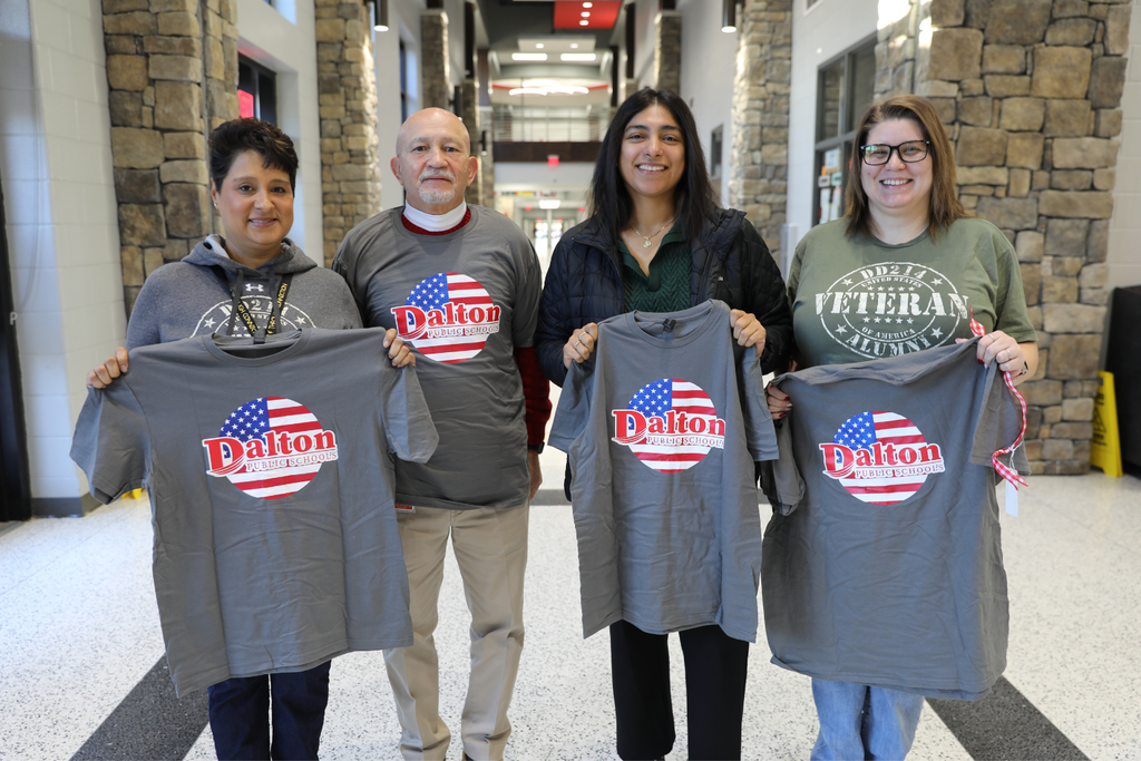 Honoring our heroes today and every day. šŗšø Dalton Public Schools celebrated Veterans Day across the district, recognizing the 36 veterans who are part of our DPS family!