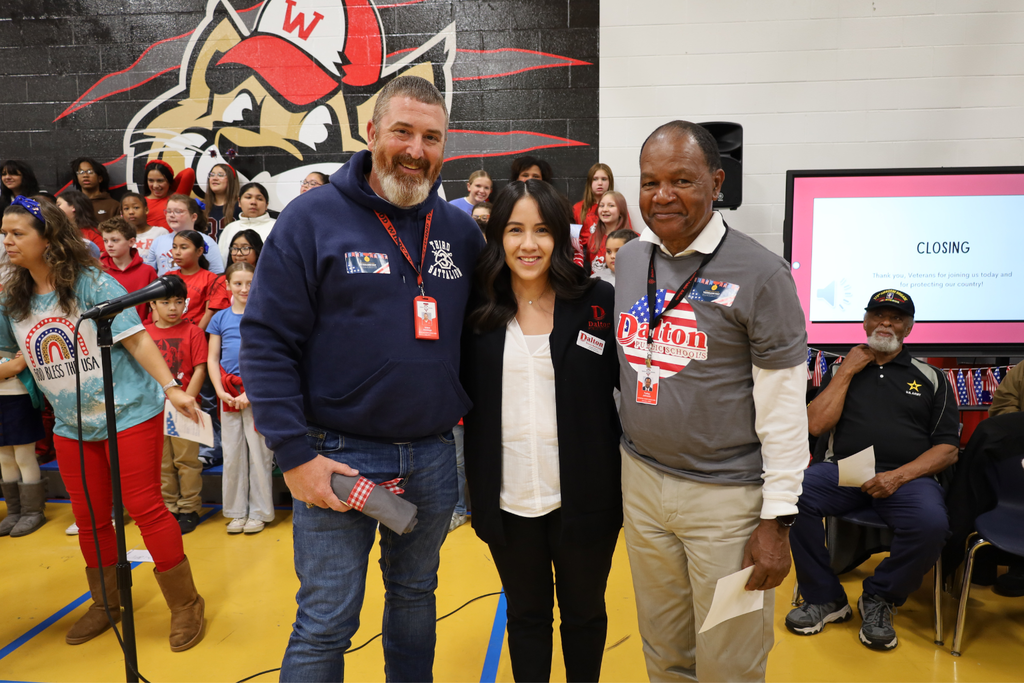 Honoring our heroes today and every day. šŗšø Dalton Public Schools celebrated Veterans Day across the district, recognizing the 36 veterans who are part of our DPS family!