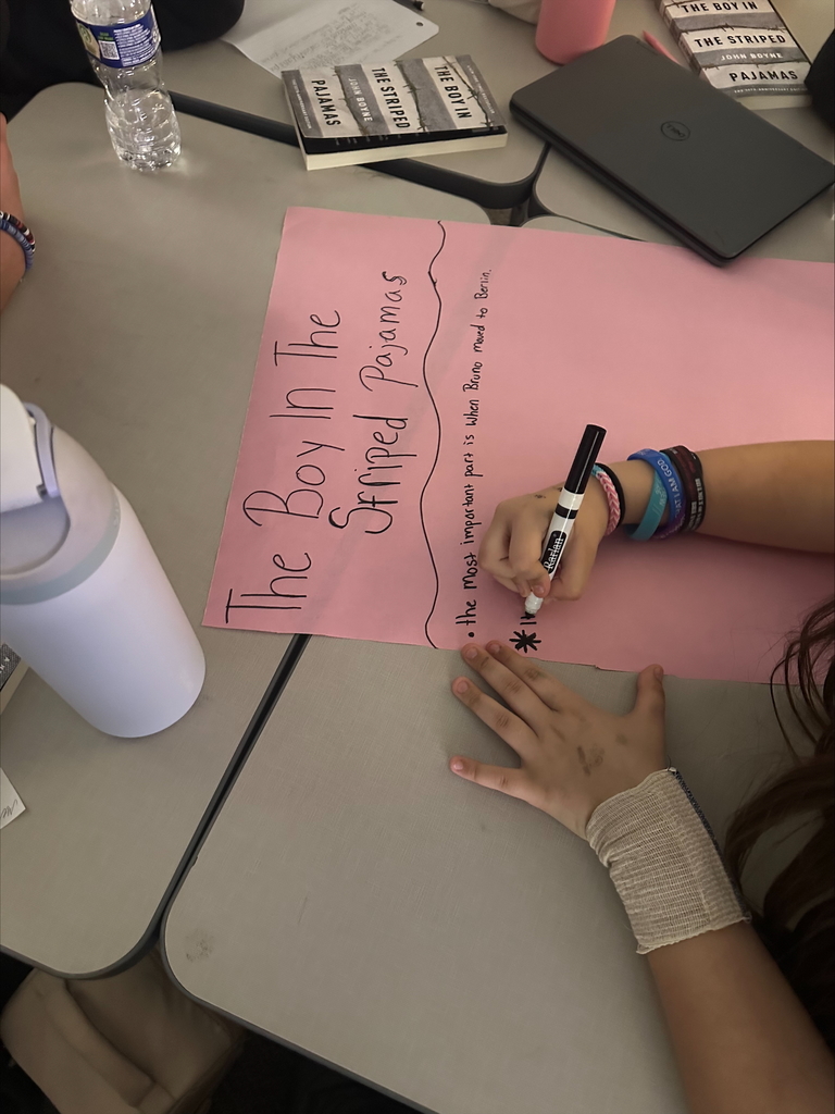 Students working in book club