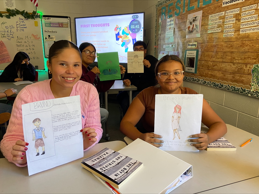 Students displaying project