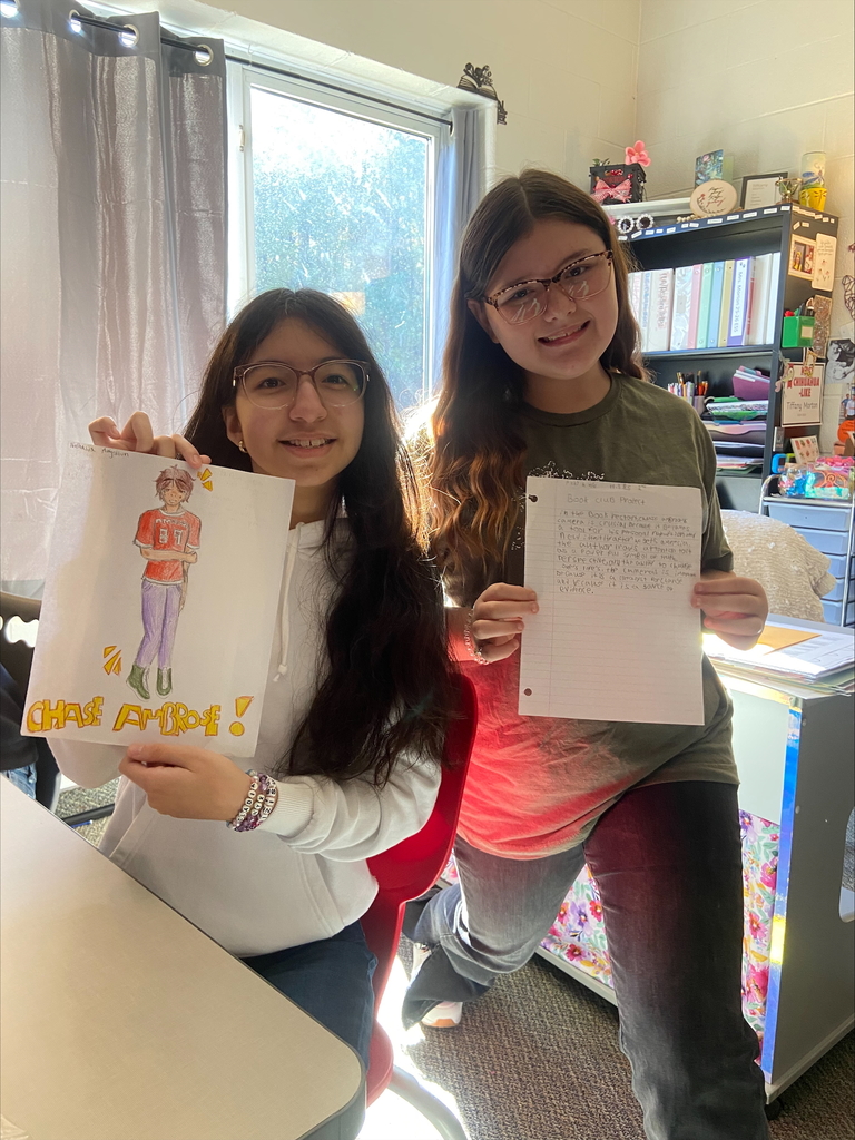 Students displaying project