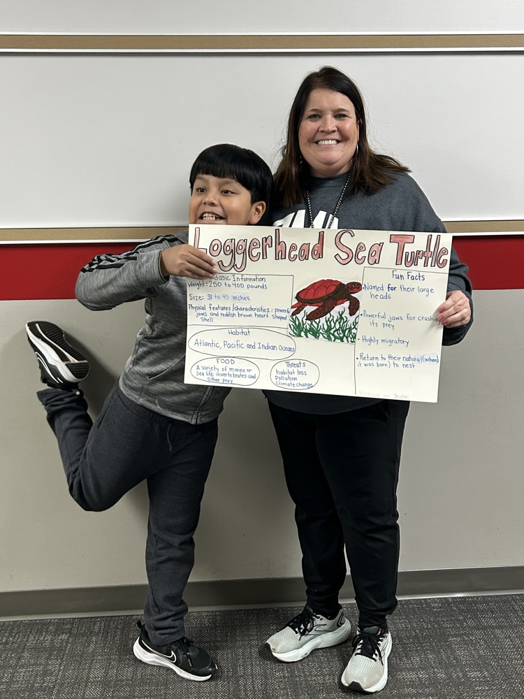 students with posters 