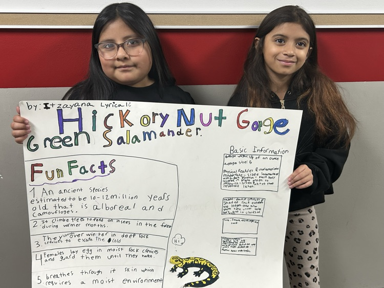 students with posters 