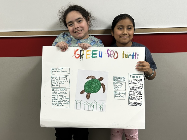 students with posters 