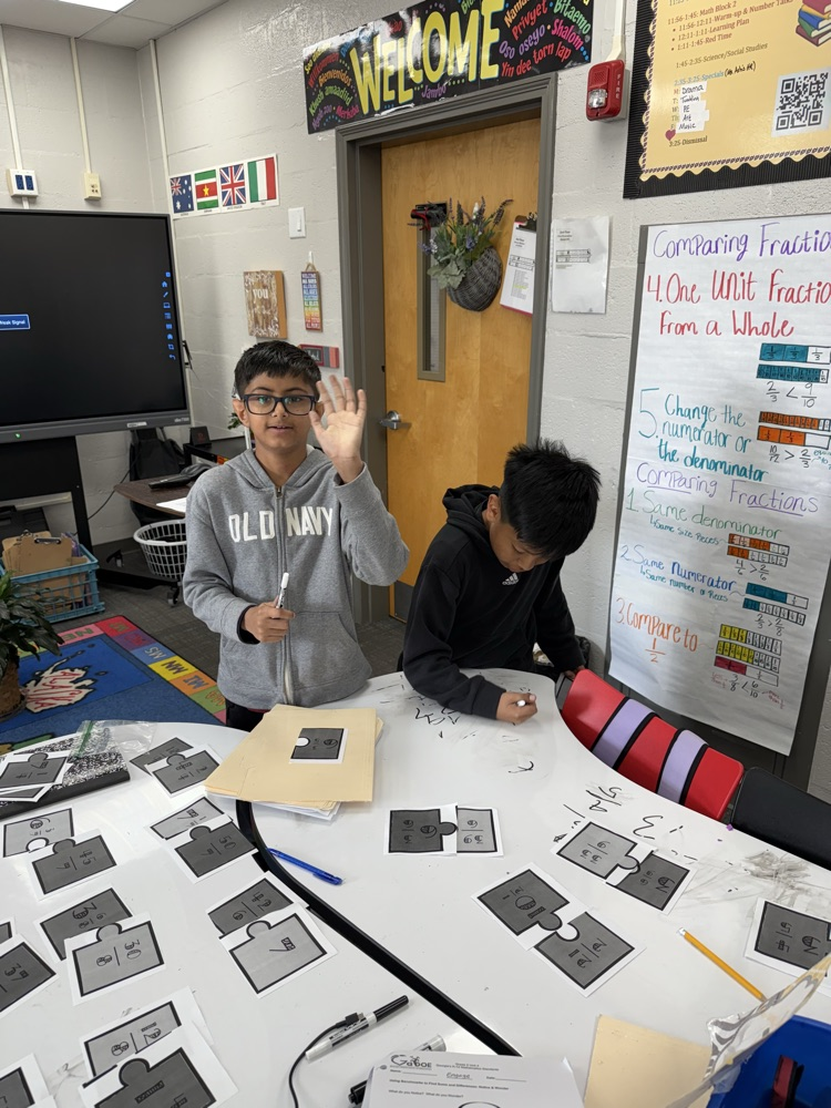 students in math class