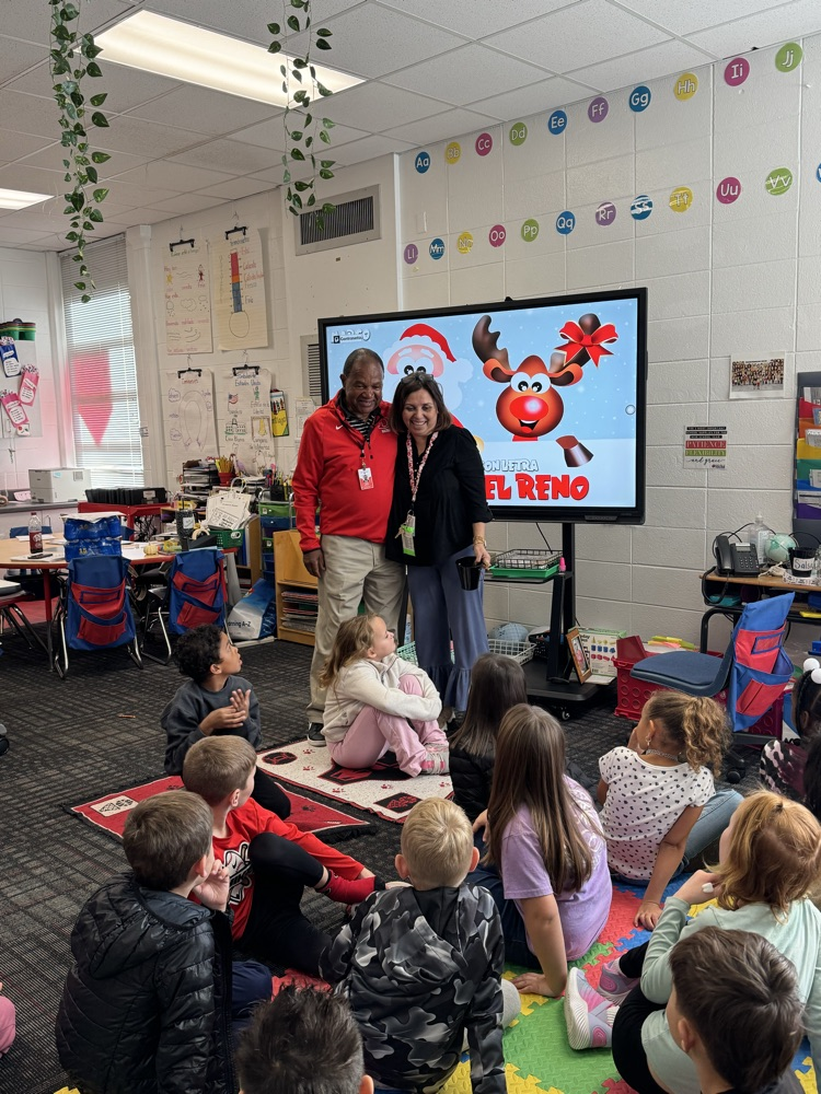 Mr. Tulley in Mrs. Santiago’s classroom