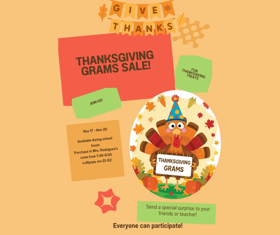 Thanksgiving Grams for sale