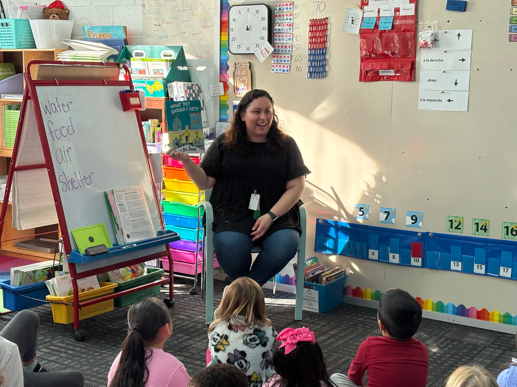Classroom Spotlight: Lesli Diaz's Kindergarten class at Westwood School used their "Get a Pet!" project and the book "What Pet Should I Get?" to focus on the basic needs of animals—food, water, shelter, and air. This activity taught students about the responsibility of pet ownership, aligning with the Needs of Living Things unit in their SAVVAS curriculum.