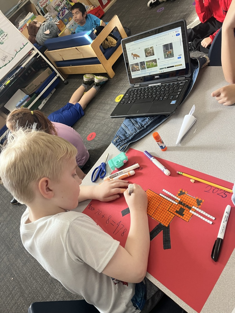 second grade class work 