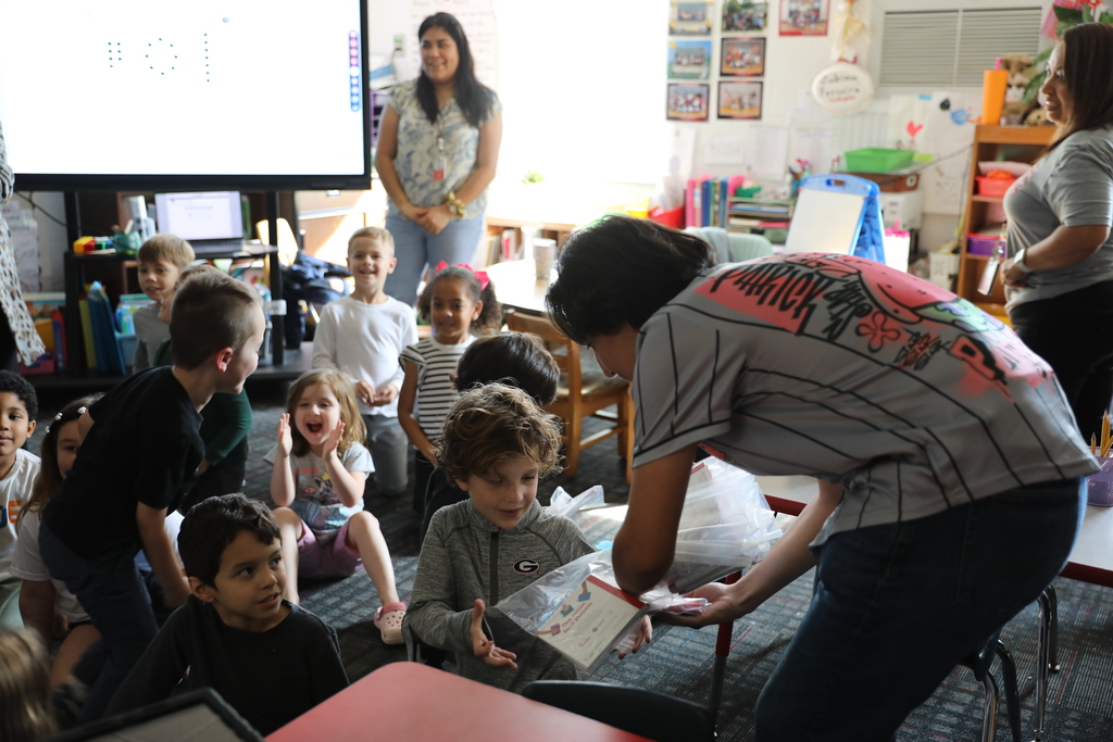The Dalton High School Chick-fil-A Leadership Academy — a national student leadership program built on service — visited Westwood School recently with a special guest: the Chick-fil-A cow! Students received books, and teachers were surprised with gift cards. We love seeing our student leaders spread joy across our district!