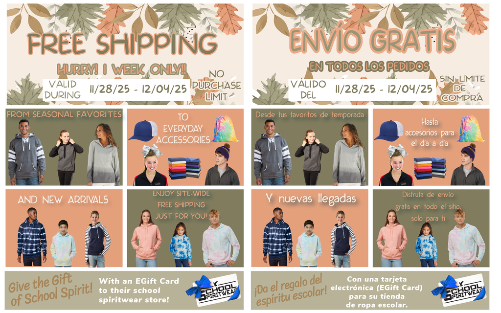 online spirit wear graphic