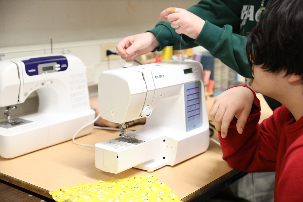Classroom Spotlight: Before break, students in Shelby Hearn’s Theatre Arts class at The Dalton Academy learned to sew on sewing machines — laying the groundwork for hands-on costume design!