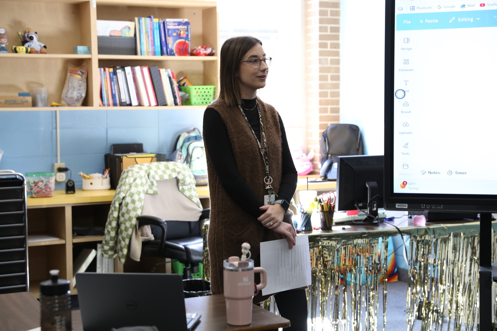 Classroom Spotlight: Before break, students in Carolina Lunsford’s classroom at Roan School sat down with School Resource Officer Ruiz for an interview featured in their school newspaper, which is published once each semester.