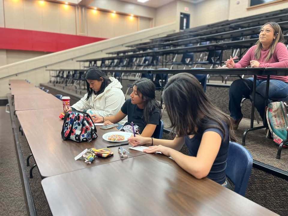 The Dalton High School Interact Club completed their November service project by creating handwritten cards for patients and staff at our local hospital.   Each member wrote up to four notes filled with encouragement, gratitude, and well-wishes. Their goal: to learn how to serve, thrive, and lead within our community—one small act of kindness at a time.  These cards were a simple way to offer comfort and remind others that even little acts of service can make a big impact!