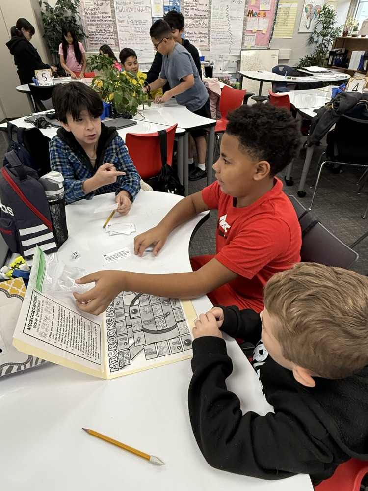 students working in classroom