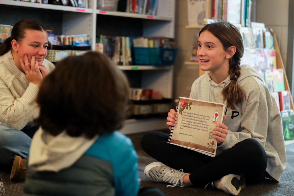Dalton High School German students recently visited Brookwood School to read with their German immersion classes! A wonderful day of language learning, mentorship, and community connection.