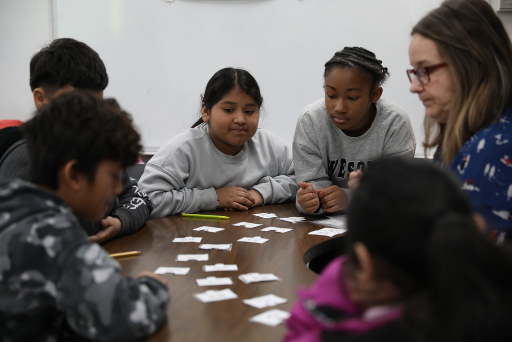 Classroom Spotlight: Students in Radha Menon’s class at City Park School worked in small groups last week to compare fractions. Each hands-on activity challenged them to think critically and strengthen their fraction skills!