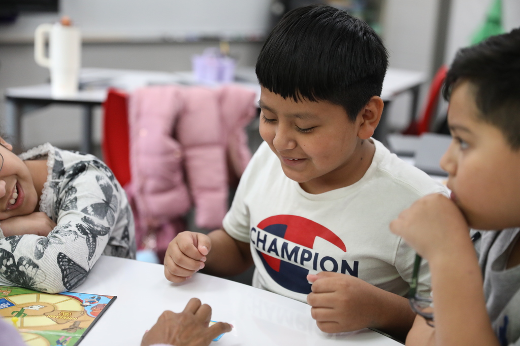 Classroom Spotlight: Students in Radha Menon’s class at City Park School worked in small groups last week to compare fractions. Each hands-on activity challenged them to think critically and strengthen their fraction skills!