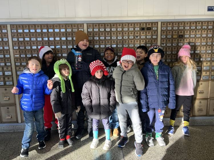 Mrs. Torres’ and Mrs. Calsetta’s students at the Post Office 