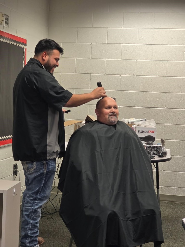 OFC Hudson getting head shaved for DJHS winning