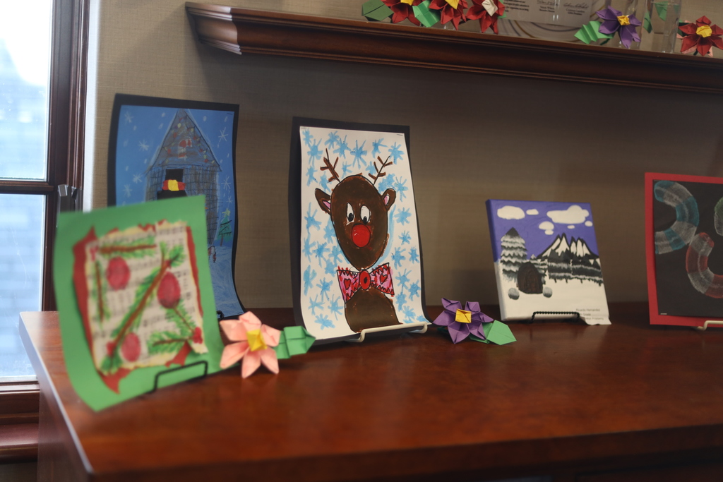 We were proud to showcase artwork from across Dalton Public Schools in the Central Office lobby throughout the holiday season! Each school contributed unique pieces that celebrated the creativity, talent, and holiday spirit of our students.