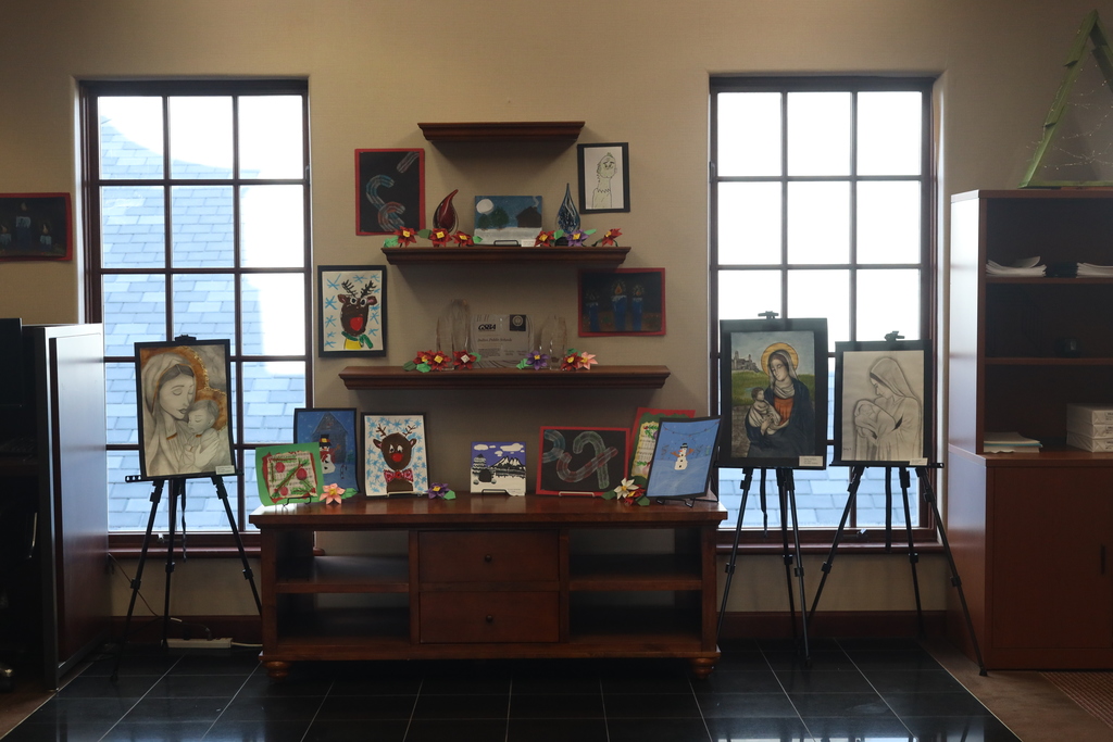 We were proud to showcase artwork from across Dalton Public Schools in the Central Office lobby throughout the holiday season! Each school contributed unique pieces that celebrated the creativity, talent, and holiday spirit of our students.