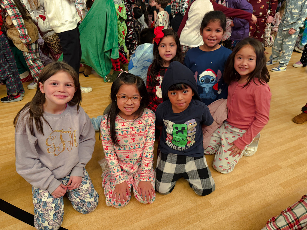 students at the holiday sing-a-long! 