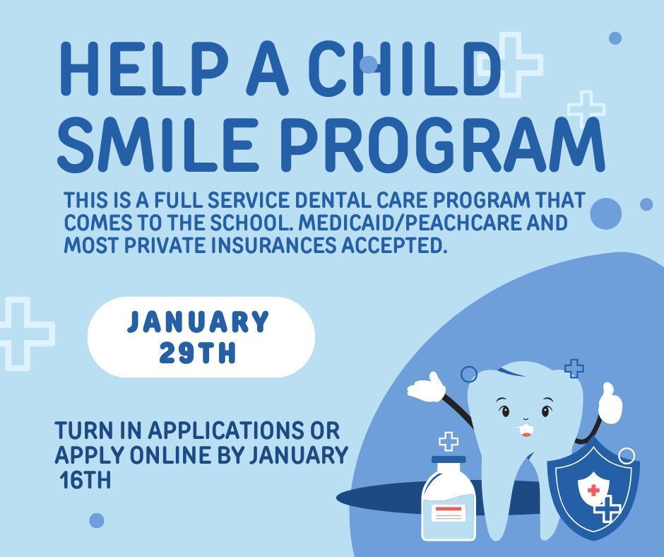 Help a Child Smile Program Flyer-English