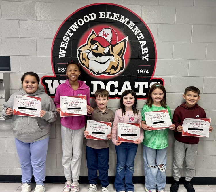 A group picture of the Young GA Authors winners