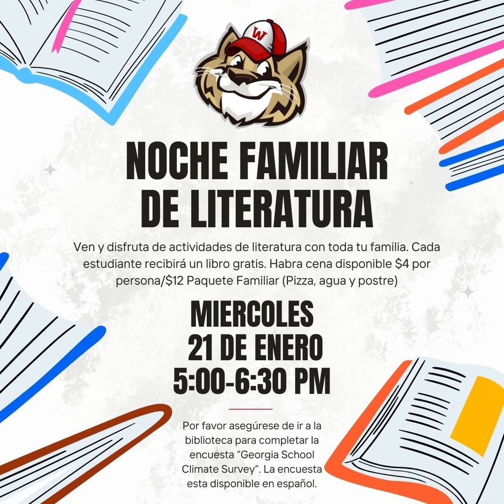 Family Literacy Night Flyer-Spanish