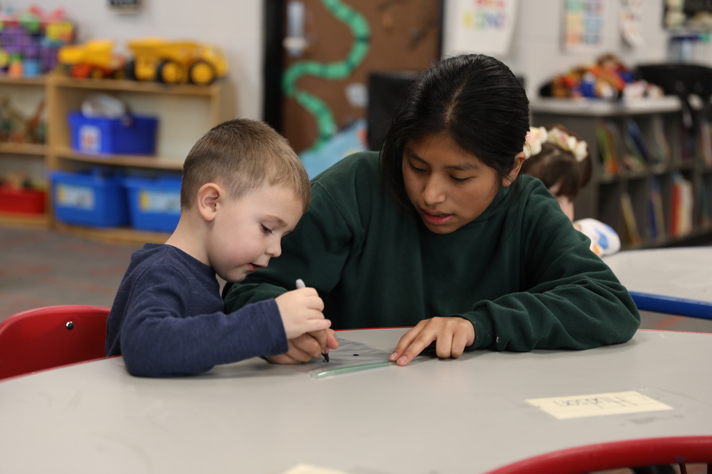 CTAE Month highlight ❄️📚 Early Childhood Education students at The Dalton Academy, led by instructor Evangeline Starks, are gaining real-world experience by stepping into the role of teacher for our youngest learners. From brainstorming lesson plans to teaching engaging, hands-on concepts with kindness and care, students are learning what it truly means to serve early learners. In this activity, students explored a winter theme by creating “snow” right in their own classroom! #CTAEMonth