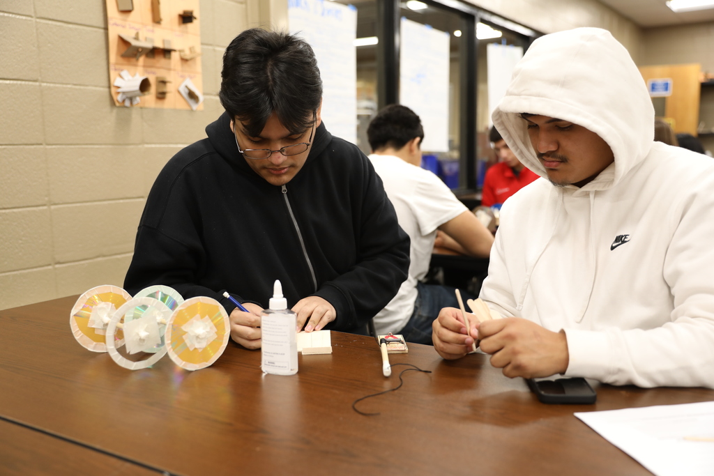 CTAE Month highlight ⚙️🚗 Engineering and Technology students at Dalton High School, led by instructor Paul White, are applying problem-solving, design, and critical-thinking skills through hands-on projects. In these photos, students are designing and building mousetrap cars using 3D-printed and laser-cut components of their own creation—testing their designs for speed or distance while learning the engineering design process in action. #CTAEMonth