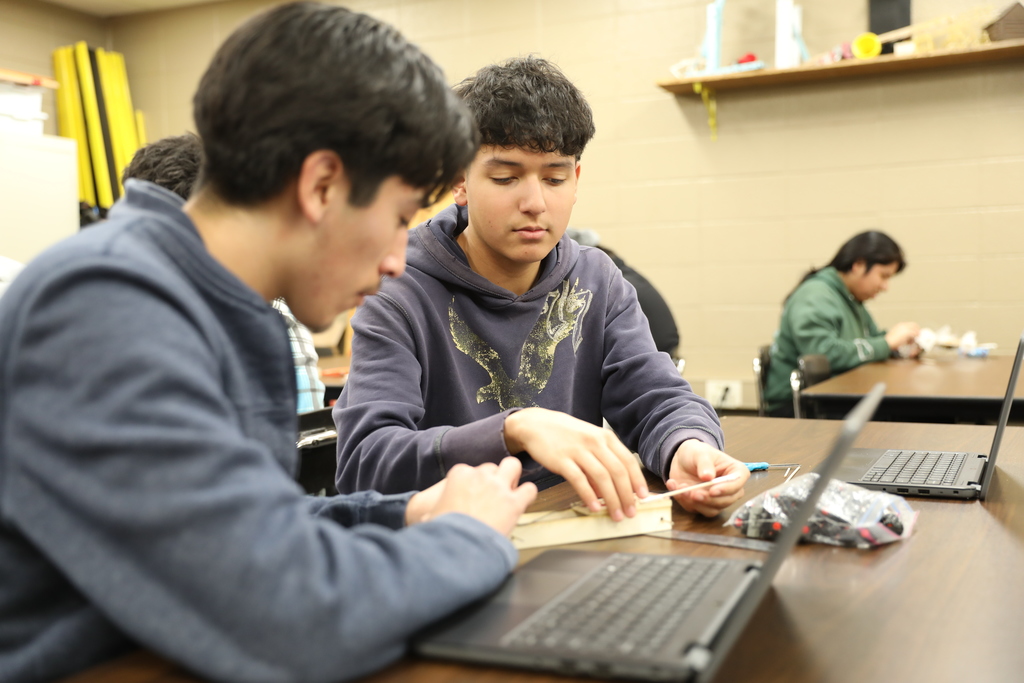 CTAE Month highlight ⚙️🚗 Engineering and Technology students at Dalton High School, led by instructor Paul White, are applying problem-solving, design, and critical-thinking skills through hands-on projects. In these photos, students are designing and building mousetrap cars using 3D-printed and laser-cut components of their own creation—testing their designs for speed or distance while learning the engineering design process in action. #CTAEMonth