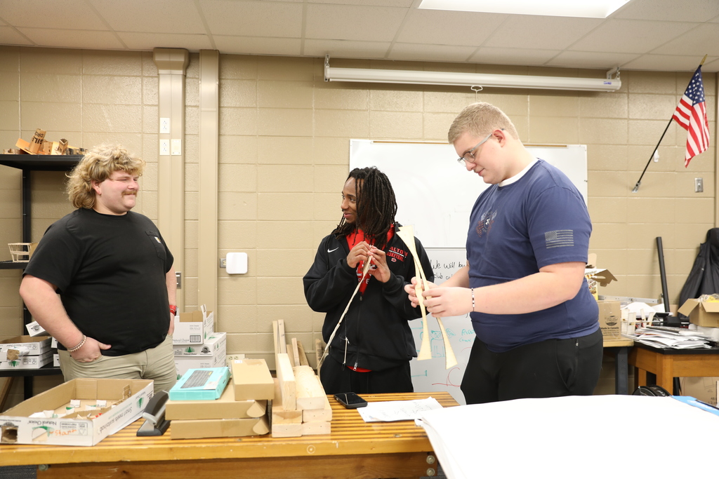 CTAE Month highlight ⚙️🚗 Engineering and Technology students at Dalton High School, led by instructor Paul White, are applying problem-solving, design, and critical-thinking skills through hands-on projects. In these photos, students are designing and building mousetrap cars using 3D-printed and laser-cut components of their own creation—testing their designs for speed or distance while learning the engineering design process in action. #CTAEMonth