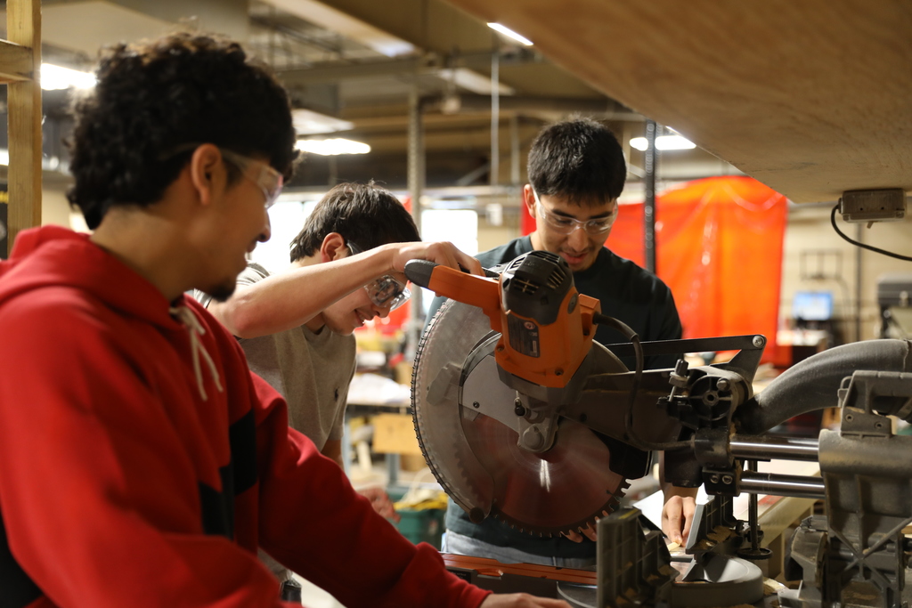 CTAE Month highlight ⚙️🚗 Engineering and Technology students at Dalton High School, led by instructor Paul White, are applying problem-solving, design, and critical-thinking skills through hands-on projects. In these photos, students are designing and building mousetrap cars using 3D-printed and laser-cut components of their own creation—testing their designs for speed or distance while learning the engineering design process in action. #CTAEMonth