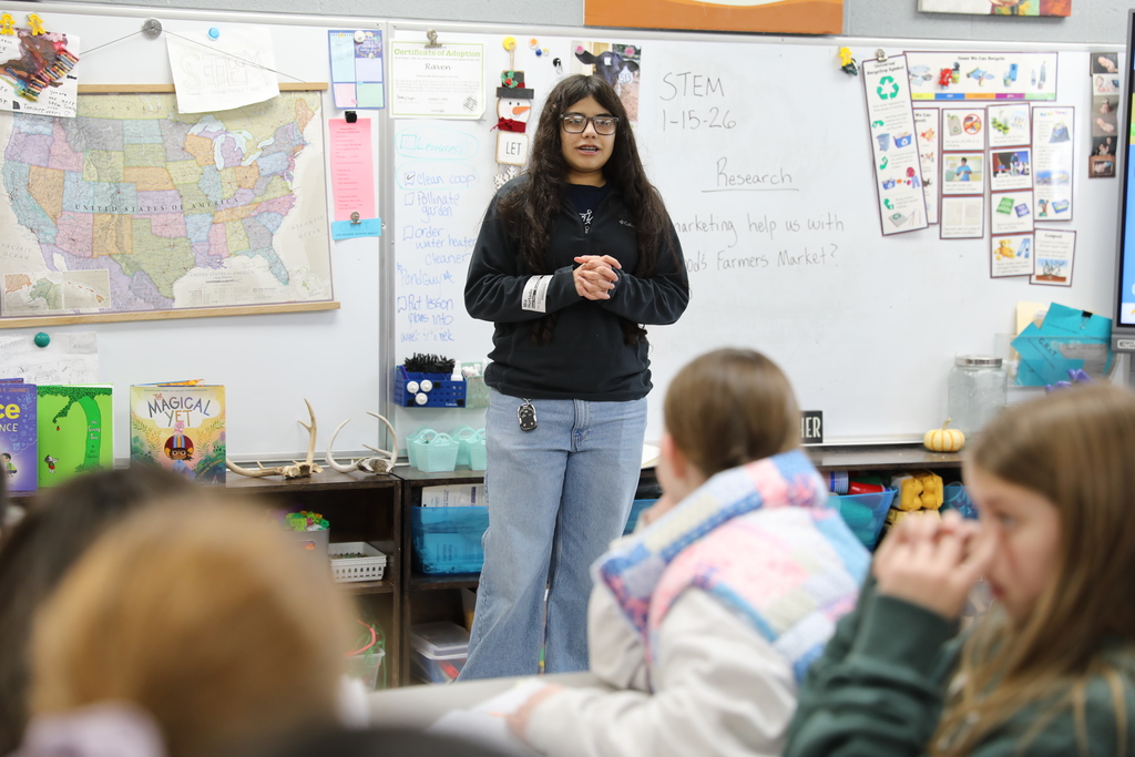 CTAE Month highlight 📣📊 Marketing Communications students at Dalton High School, taught by Matt Borgen, are learning how branding, pricing, promotion, and customer engagement come together in real-world marketing. Throughout the week, students visited Brookwood School to support Sheree Patton’s class as they prepared for Brookwood’s first-ever Farmer’s Market STEM project. In this featured activity, led by DHS student Mia Hurtado, she guided younger learners through a simulated storefront—naming their stores, pricing items, making sales, and even shopping themselves—while sharing practical marketing strategies in a fun, hands-on way. #CTAEMonth