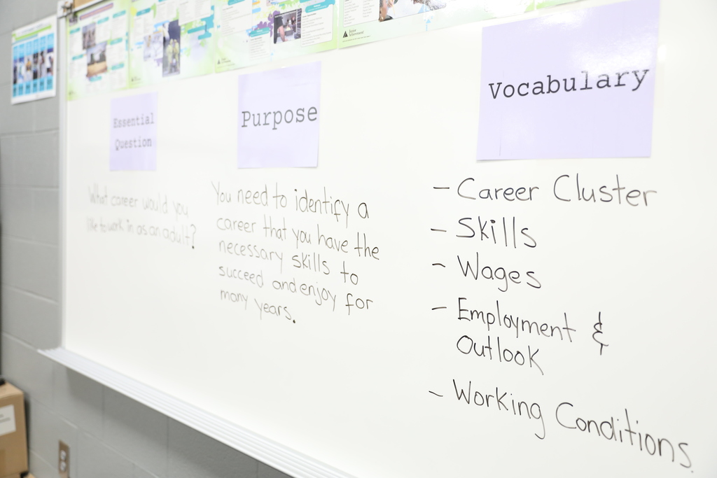 CTAE Month highlight 🧭 Career Exploration students at Hammond Creek Middle School, led by instructor Raul Ramirez, are discovering the wide range of career clusters and learning about the many job opportunities available to them. This course helps students build awareness of their interests and strengths while preparing them to make informed choices about future CTAE pathways. #CTAEMonth