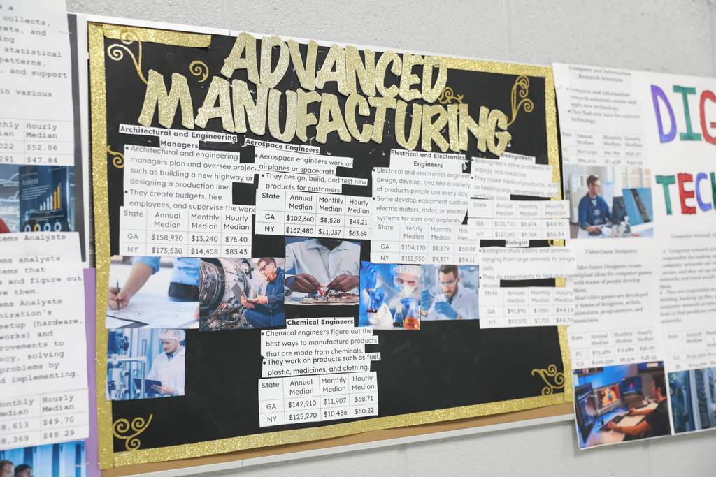 CTAE Month highlight 🧭 Career Exploration students at Hammond Creek Middle School, led by instructor Raul Ramirez, are discovering the wide range of career clusters and learning about the many job opportunities available to them. This course helps students build awareness of their interests and strengths while preparing them to make informed choices about future CTAE pathways. #CTAEMonth