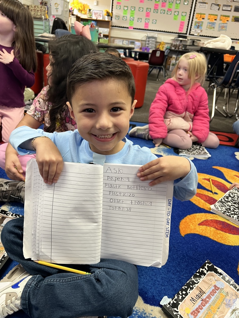 students sharing STEM journals