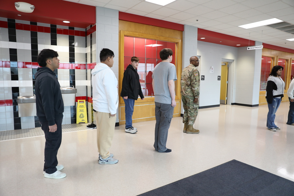 CTAE Month highlight 🎖️ Junior Reserve Officers’ Training Corps (Army) students at The Dalton Academy, led by Captain Bill Jinright and First Sergeant Eugene Jackson, are learning the foundations of leadership, teamwork, and discipline. In these photos, students are practicing stationary movements and marching techniques in preparation for their Homecoming parade while developing leadership skills through group-led instruction that teaches duties, responsibilities, and effective command. #CTAEMonth