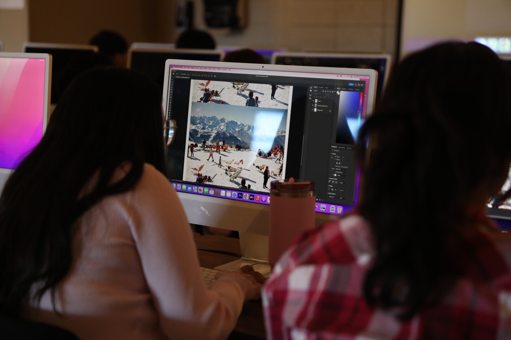 CTAE Month highlight 🎨🖥️ Graphic Communications students in Julia Castleberry’s Graphic Output Processes class are building essential design skills by learning the fundamentals of Photoshop and digital photo editing. Through hands-on projects, students are developing creativity, technical skills, and an understanding of visual communication used across many creative industries. #CTAEMonth