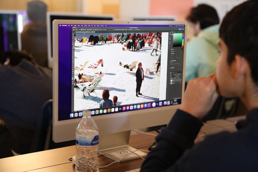 CTAE Month highlight 🎨🖥️ Graphic Communications students in Julia Castleberry’s Graphic Output Processes class are building essential design skills by learning the fundamentals of Photoshop and digital photo editing. Through hands-on projects, students are developing creativity, technical skills, and an understanding of visual communication used across many creative industries. #CTAEMonth