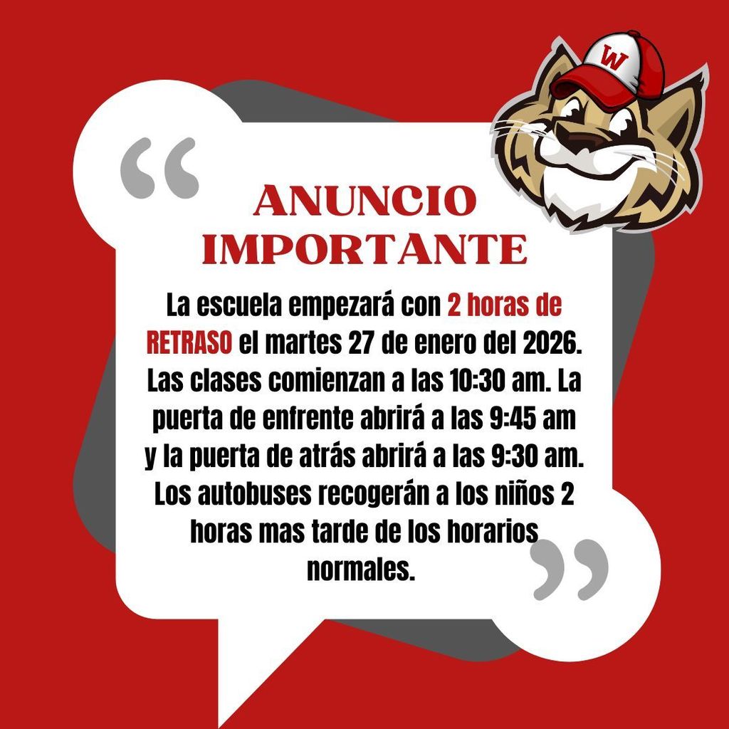 2 hour delay graphic-Spanish