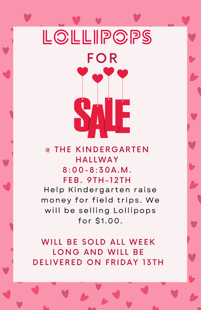 Lollipop Fundraiser Flyer 