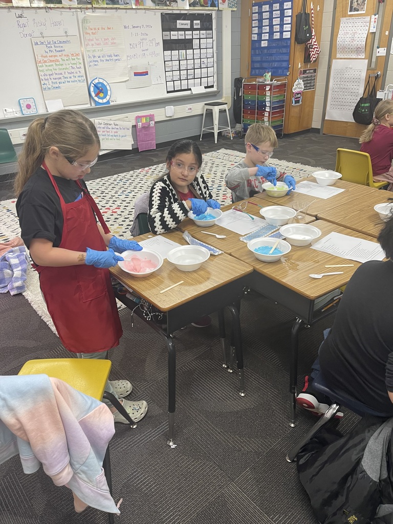 students making slime